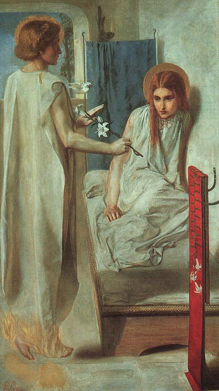 Dante Gabriel Rossetti Ecce Ancilla Domini china oil painting image